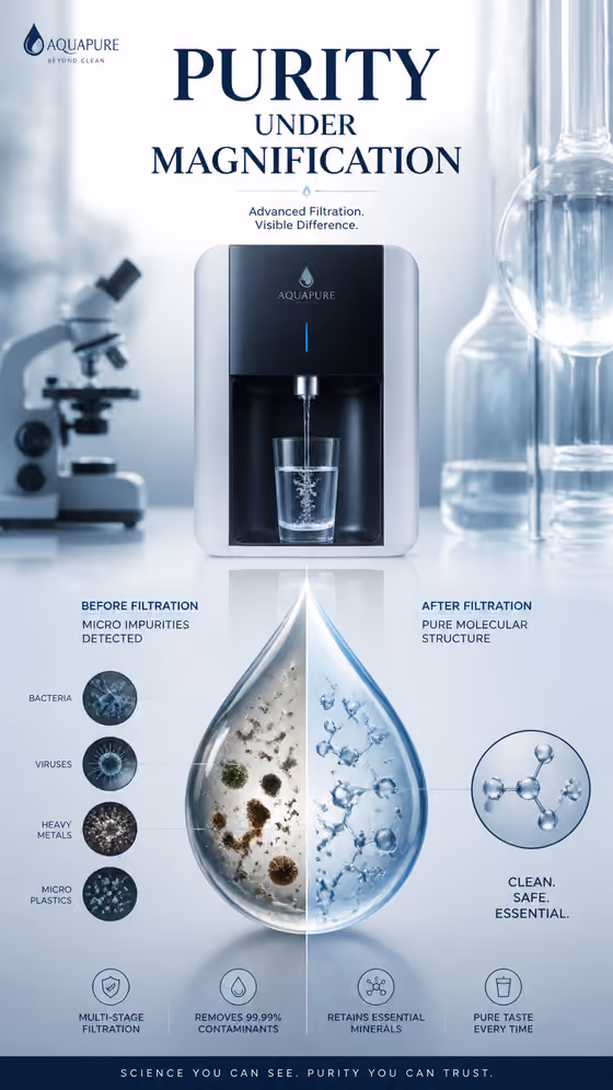 Microscopic Purity Poster