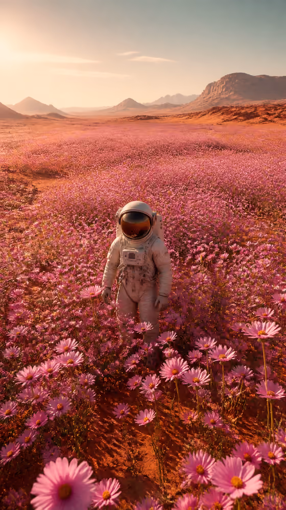 Cosmos Field Astronaut