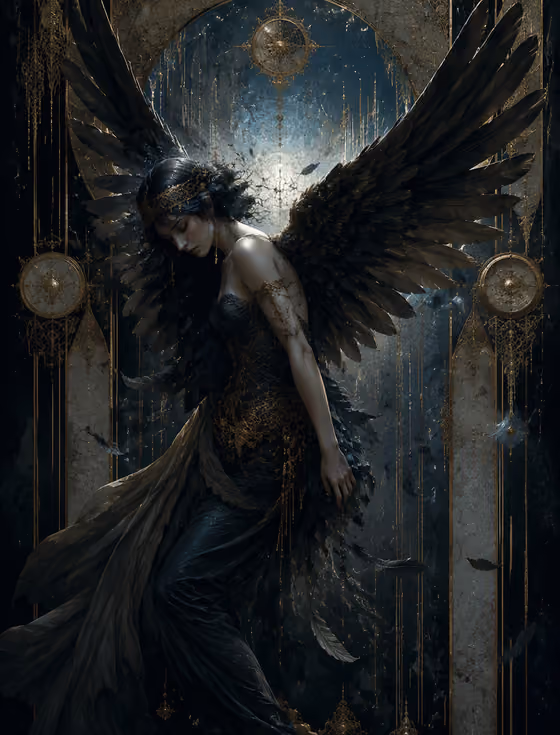 Dark Angel Portrait