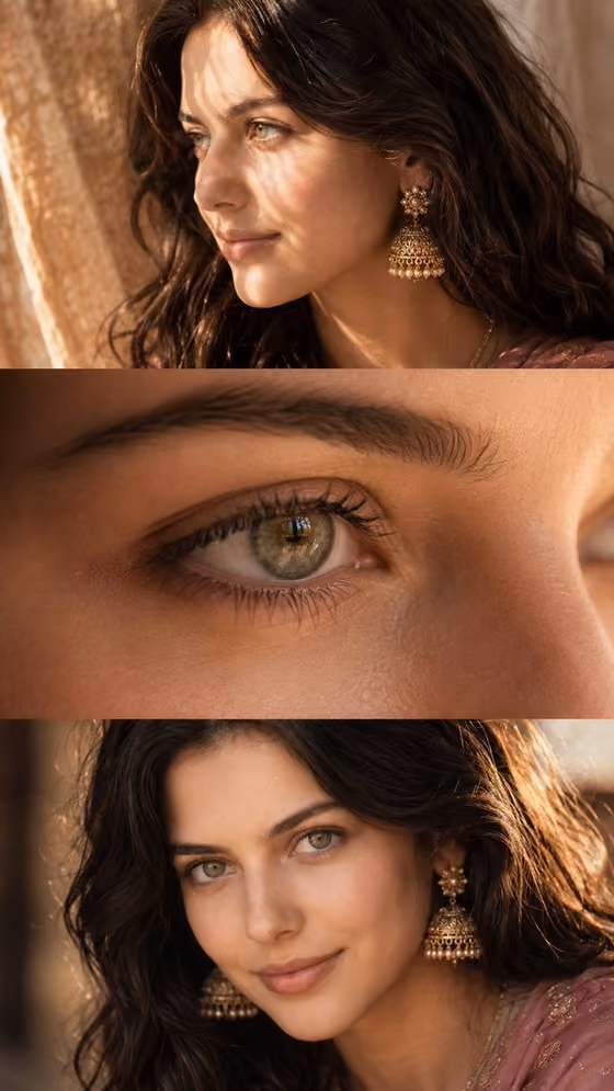 Golden Beauty Collage