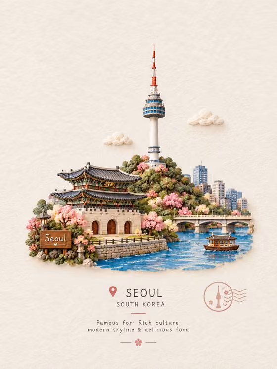 Miniature Landmark Card