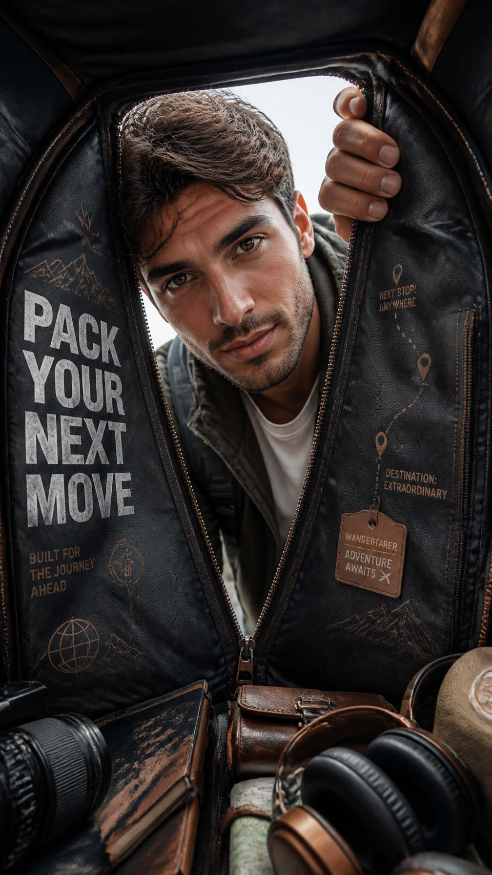 Inside-the-Backpack POV Ad