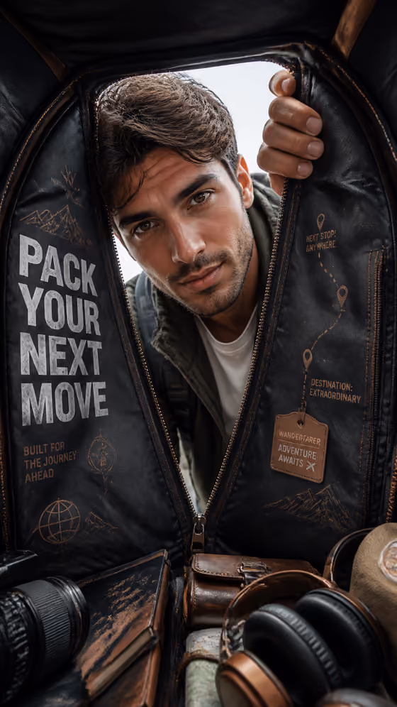 Inside-the-Backpack POV Ad