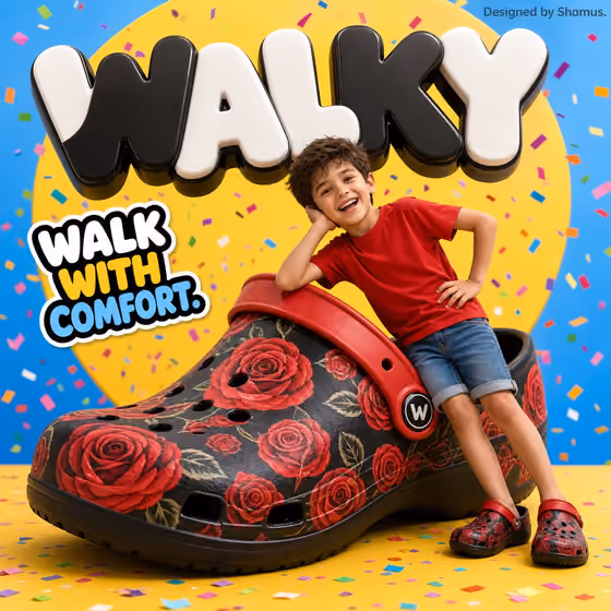 Giant Shoe Ad template result