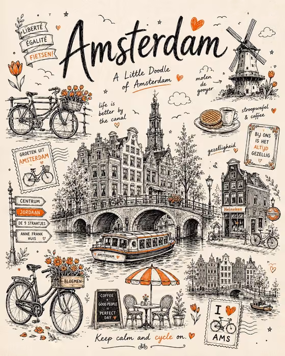 Doodle City Poster
