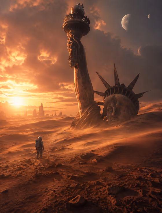 Astronaut Desert Discovery