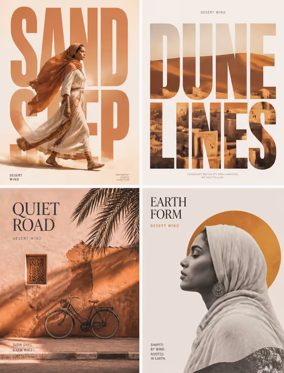 Desert Wind Poster Series