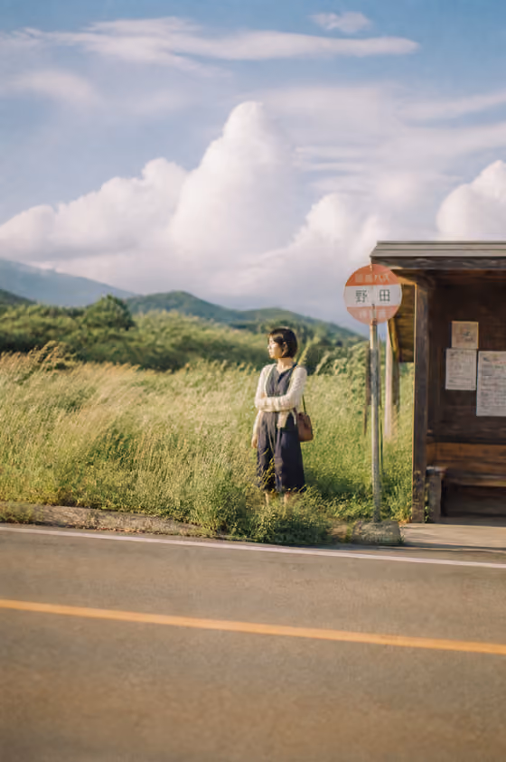 Bus Stop Film Portrait