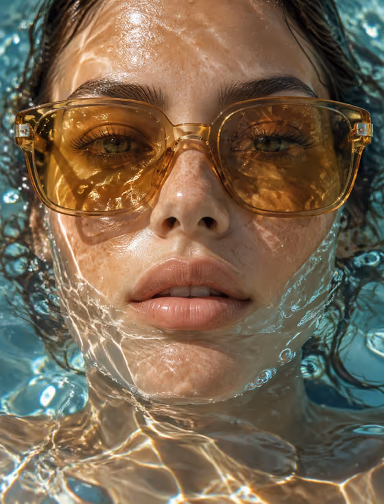 Underwater Sunglasses Editorial