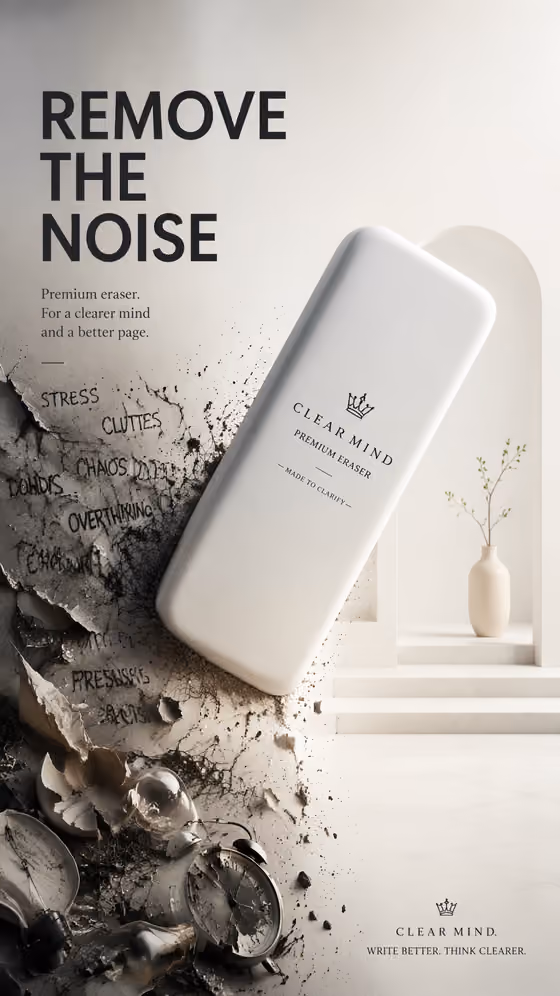 Noise Eraser Poster template result