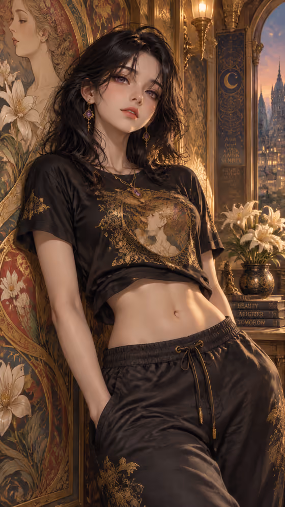 Art Nouveau Anime Muse