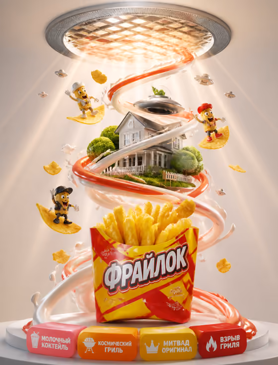 Absurdist Chips Poster