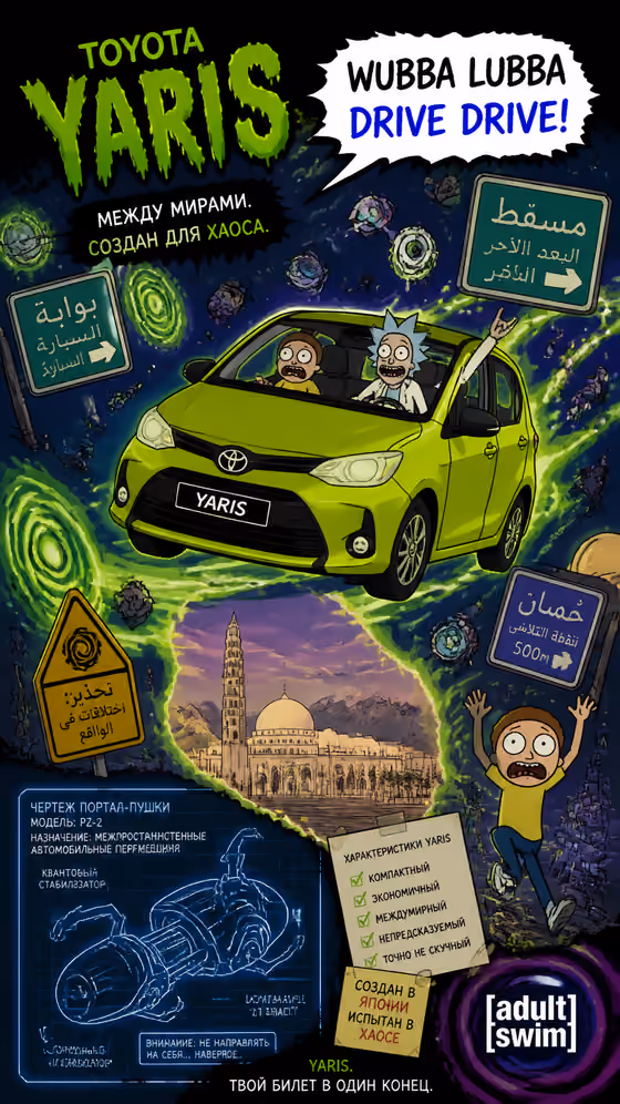 Interdimensional Auto Poster