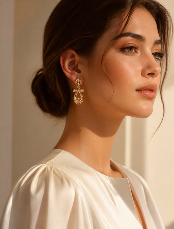 Luxury Earrings Editorial