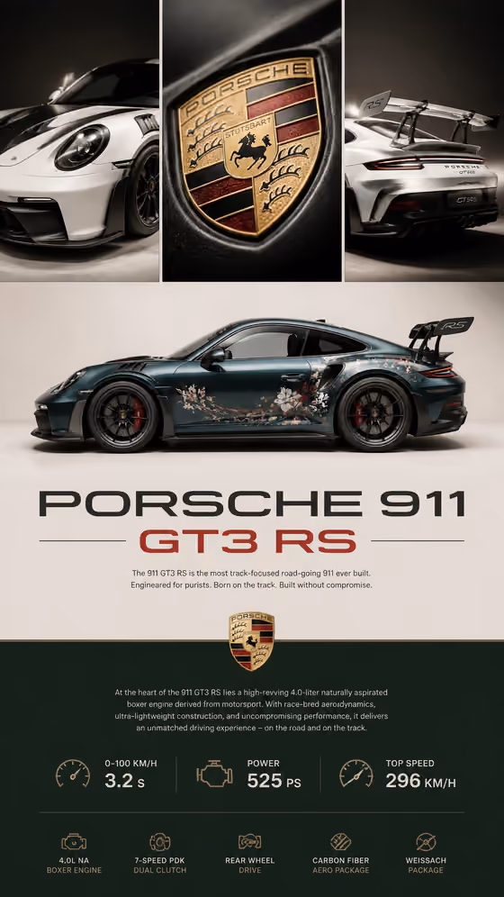 Performance Car Poster