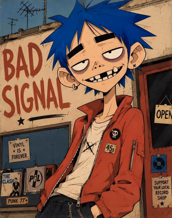 Ink & Cel Character Poster