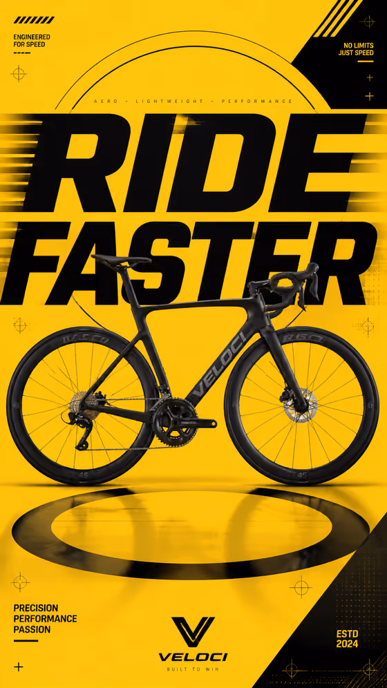 Bold Race Poster template result