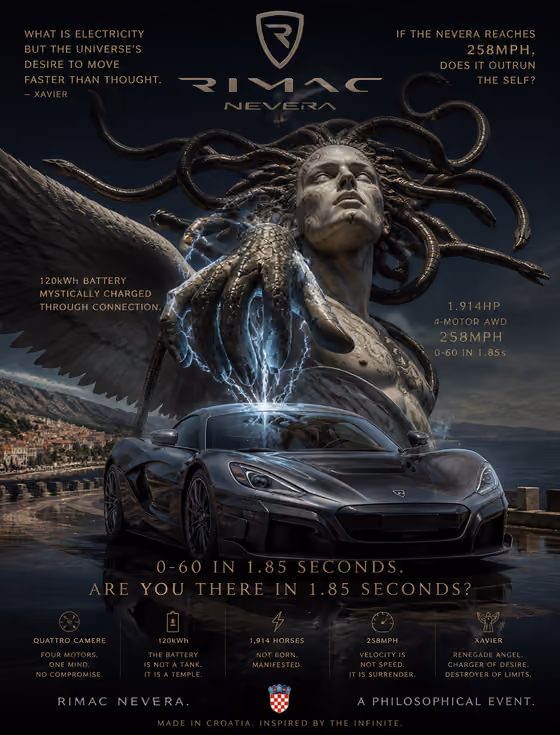 Philosophical Hypercar Poster