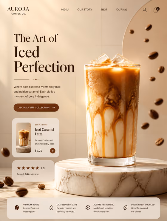 Iced Latte Editorial