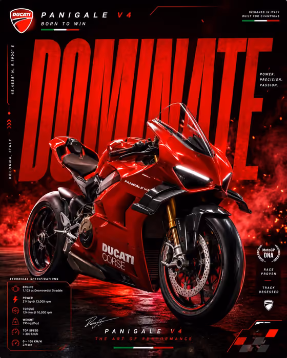 Red Inferno Moto Ad