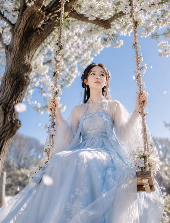 Hanfu Swing Portrait