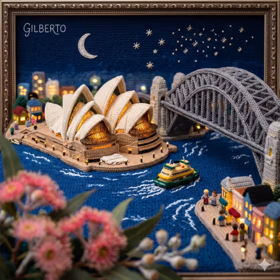 Yarn City Diorama