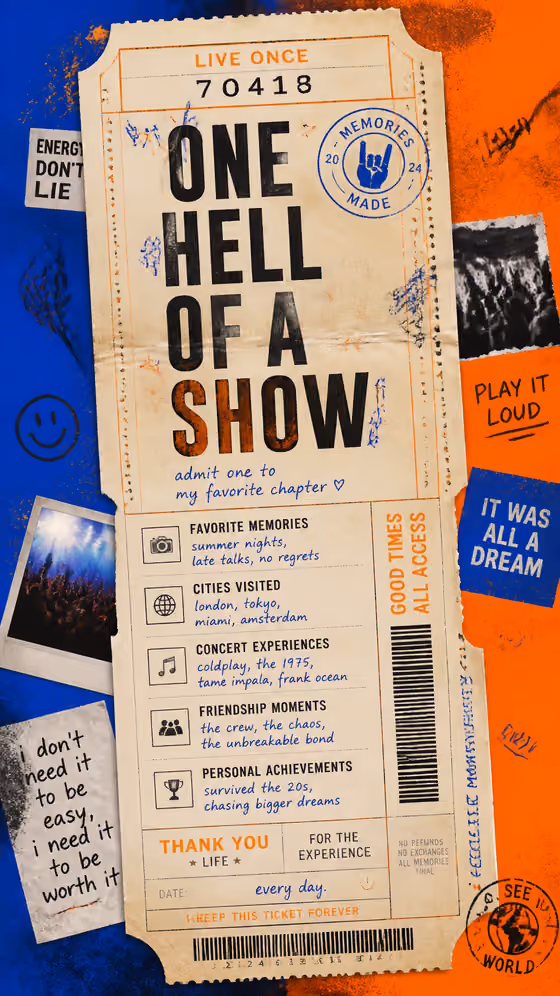 Memory Ticket Poster