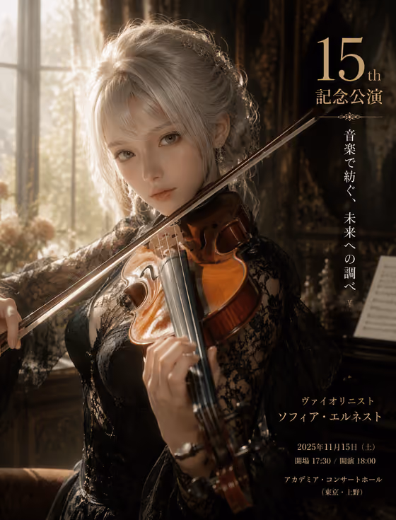 Sunlit Violinist Portrait