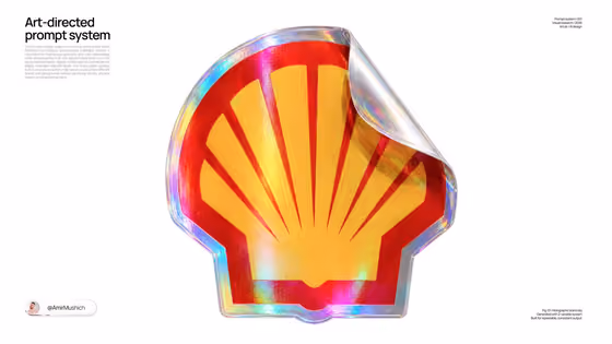 Prismatic Logo Sticker