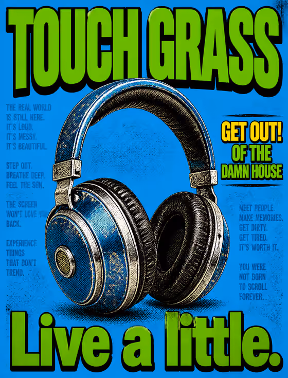 Grunge Typography Poster