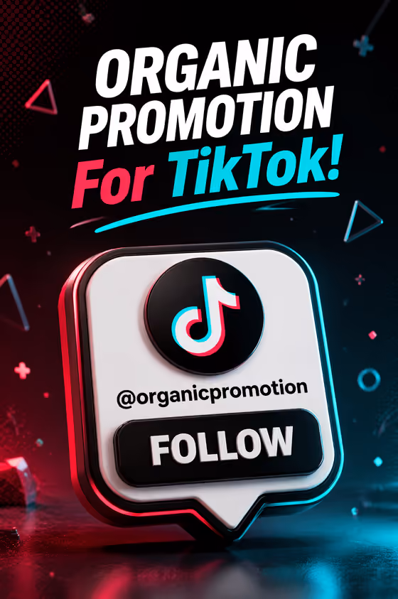 TikTok Follow Button Promo