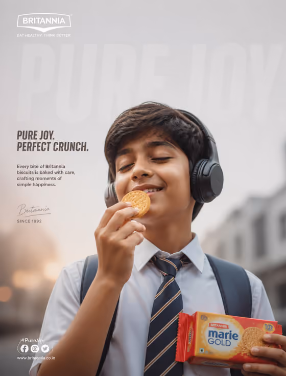 Schoolchild Advertising Poster