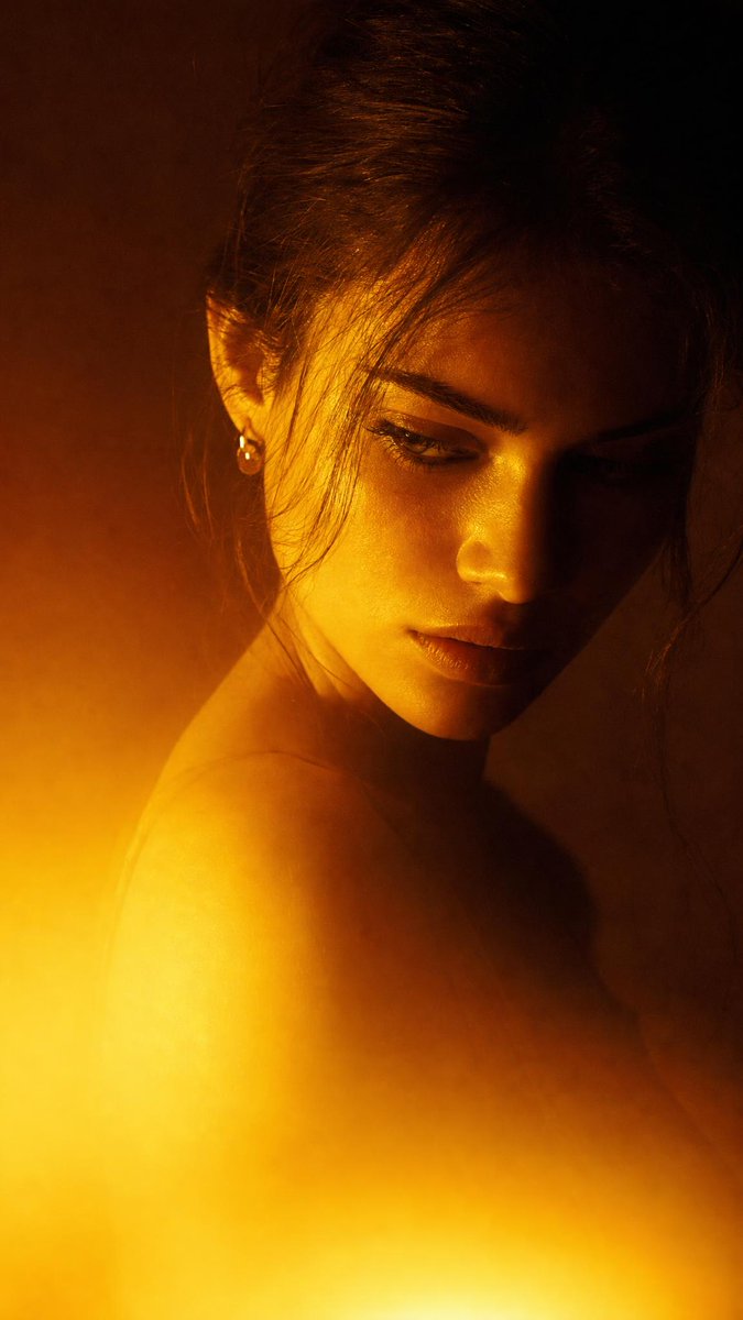 Golden Flare Portrait