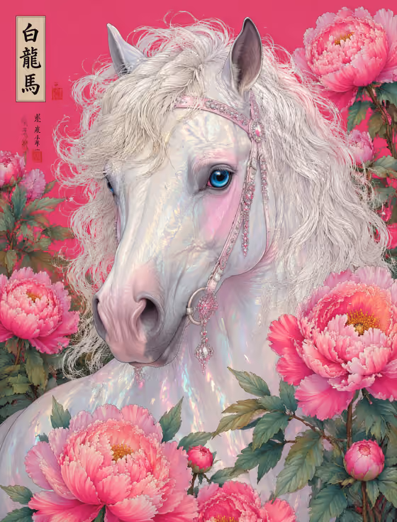 Ukiyo-e Bloom Portrait