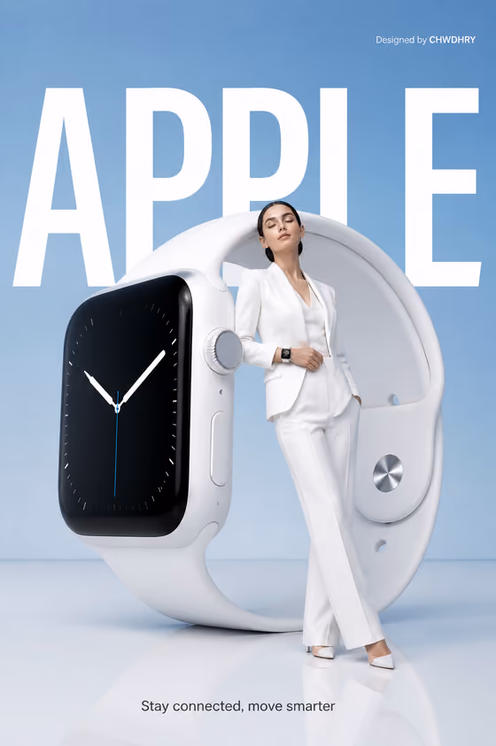 Oversized Watch Editorial