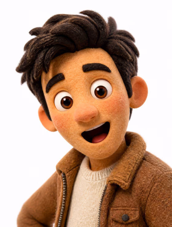 Claymation Character Portrait