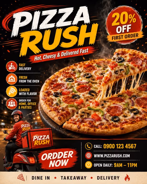 Pizza Delivery Poster