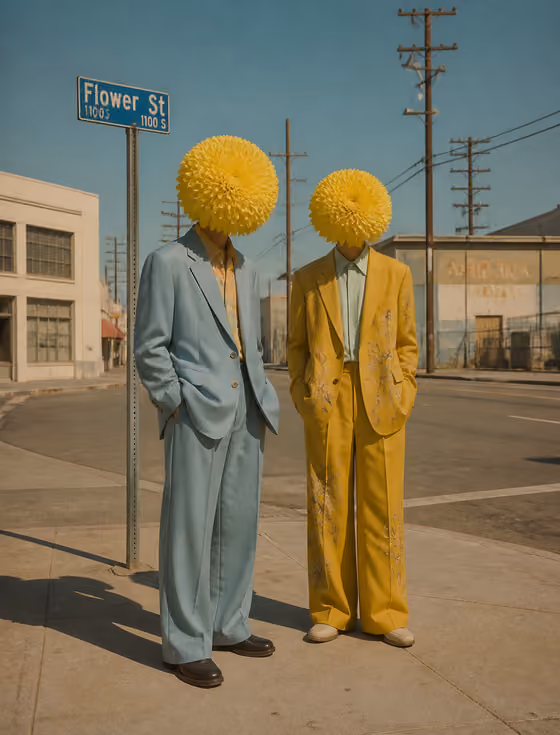 Chrysanthemum Head Duo