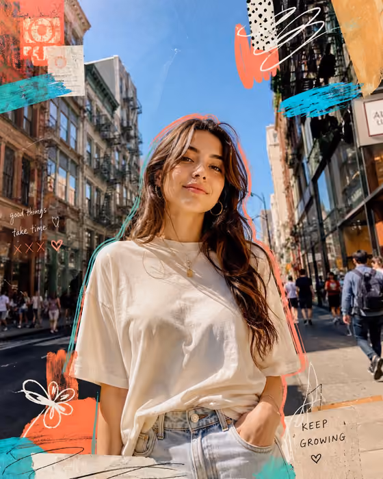 Street Collage Portrait