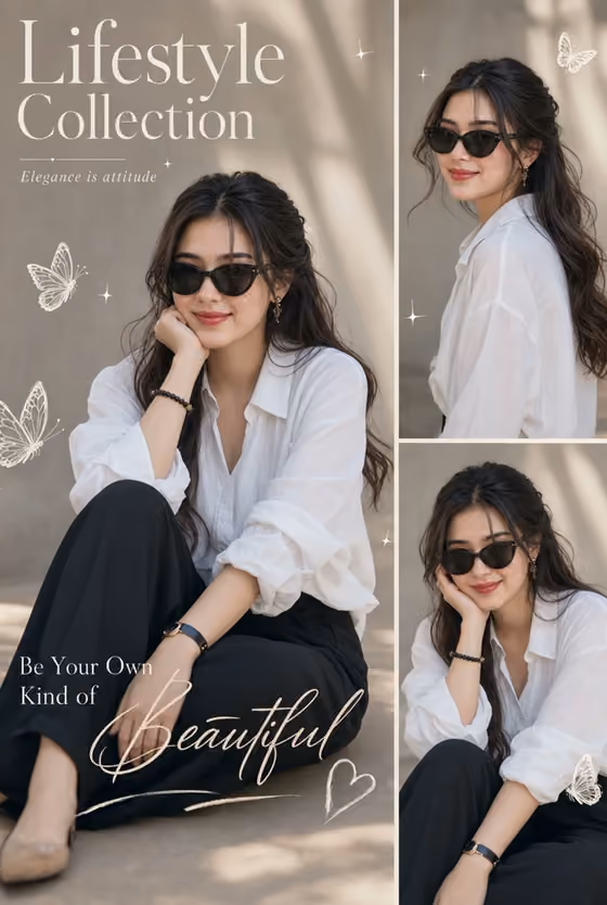 Lifestyle Magazine Collage