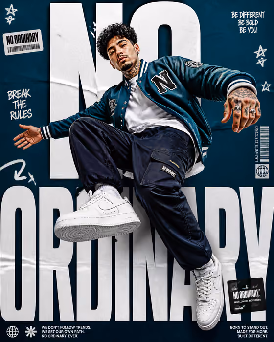 Streetwear Jump Poster