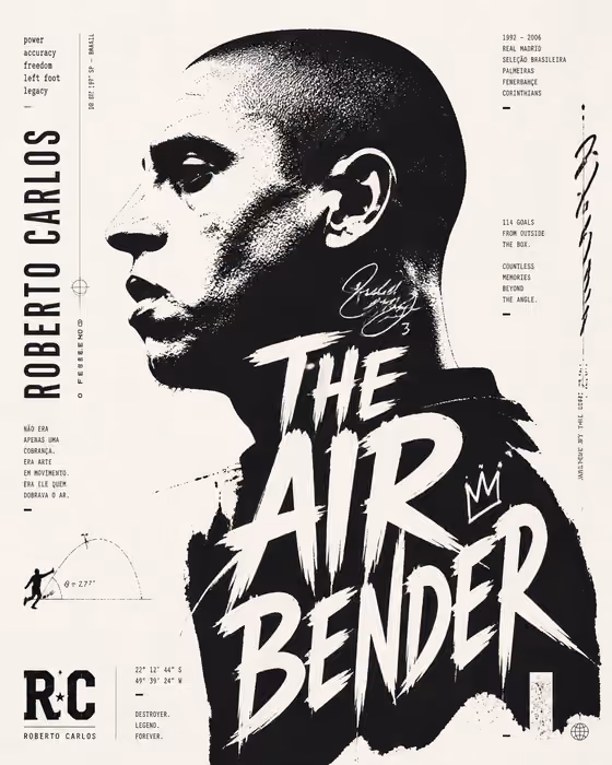 Typographic Portrait Poster