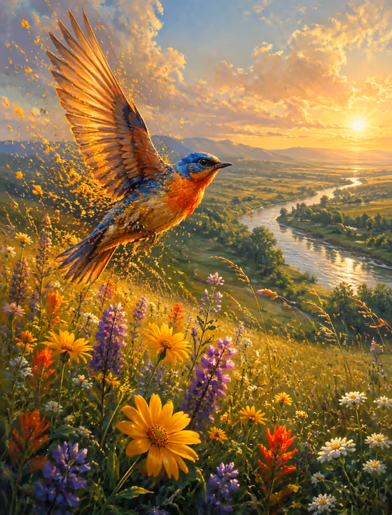 Radiant Flight Meadow