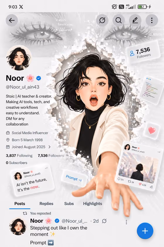Profile Glitch Portal