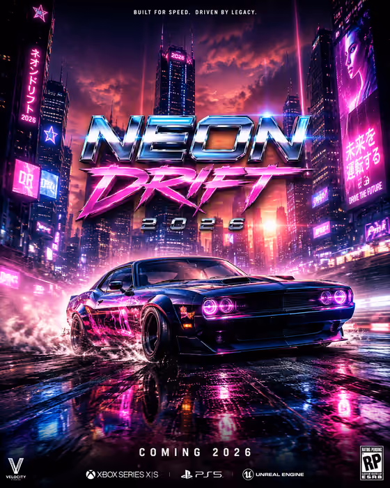 Neon Drift Key Art