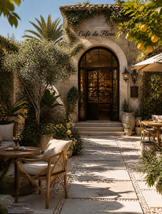 Café Courtyard Makeover