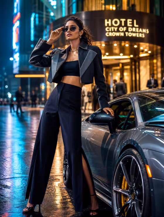 Neon Runway Editorial