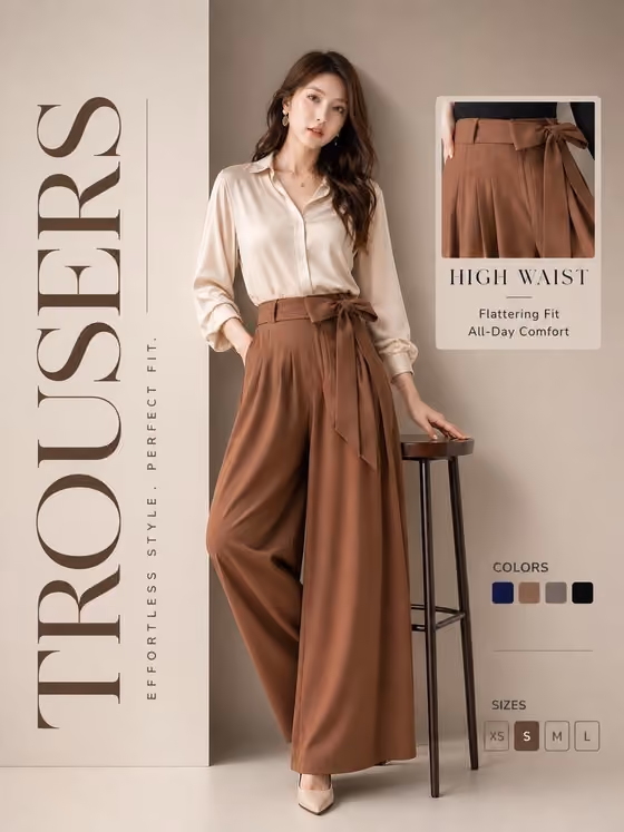 Luxury Trouser Poster template result
