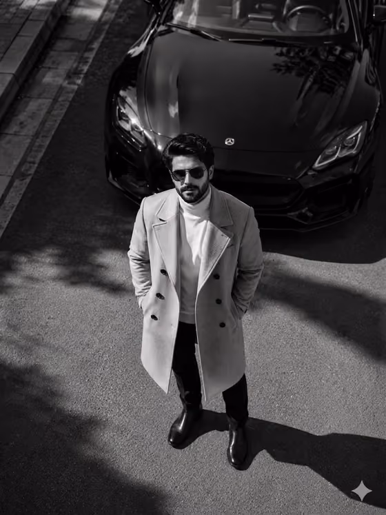 Monochrome Luxury Portrait