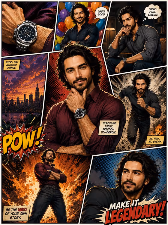 Comic Hero Poster